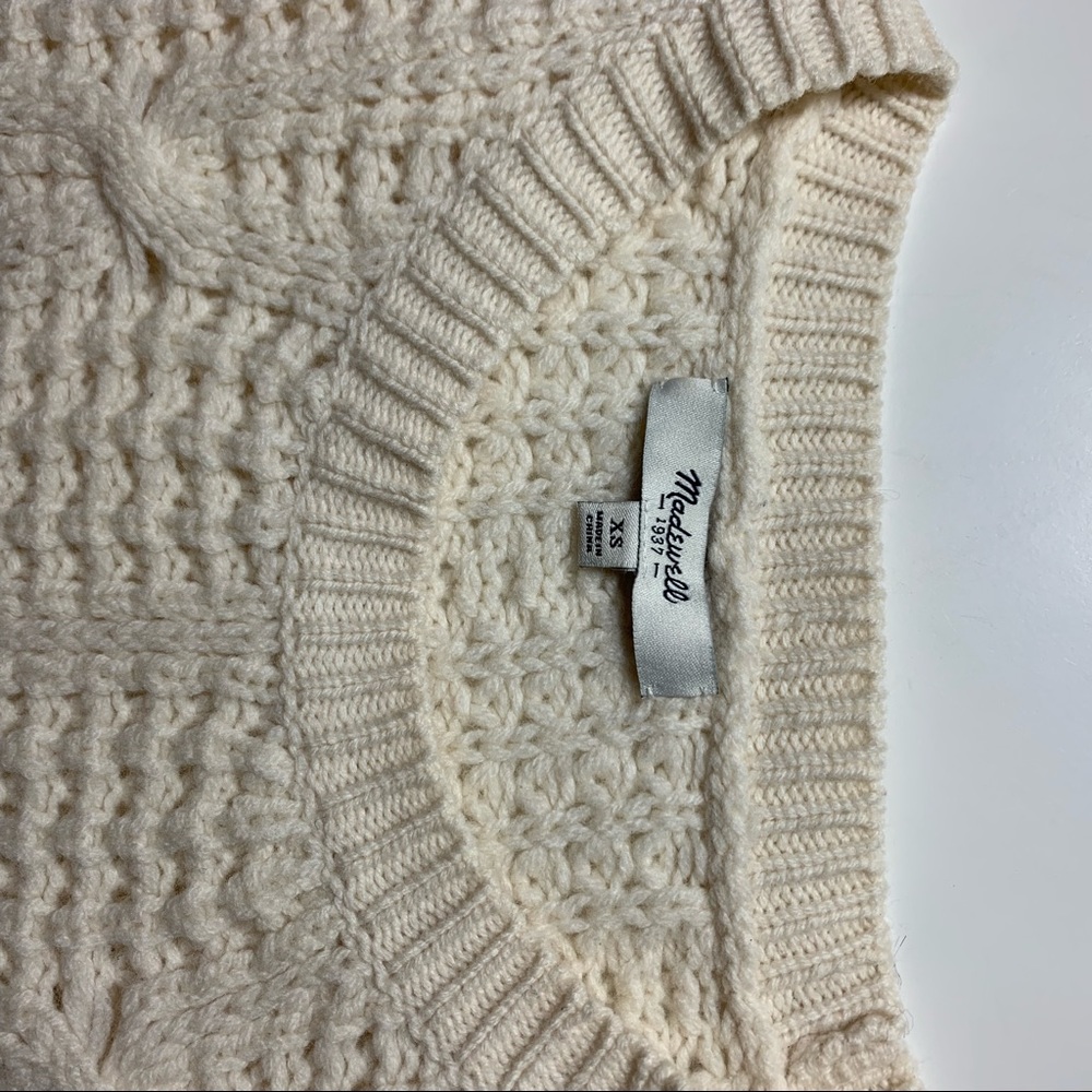 Madewell Winterblend Knit Buffalo Plaid Sweater XS - Picture 6 of 8